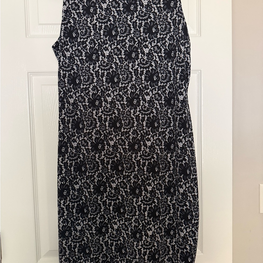 Vince Camuto Black and White Dress